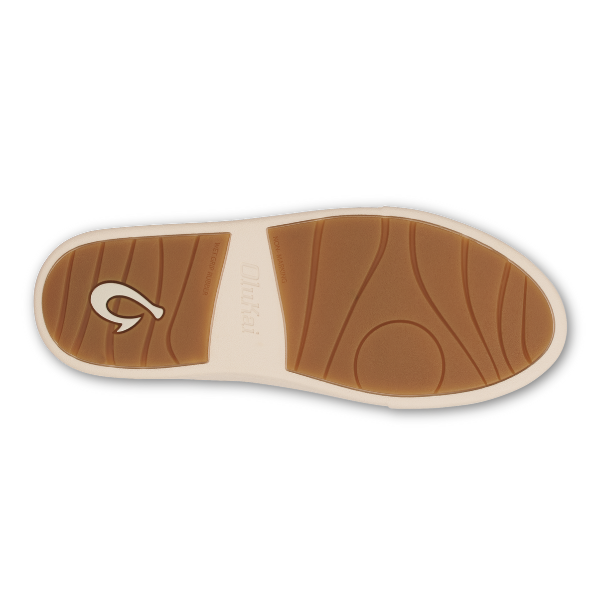OluKai | Hā‘upu Women’s Leather Sneakers - Navy / Off White