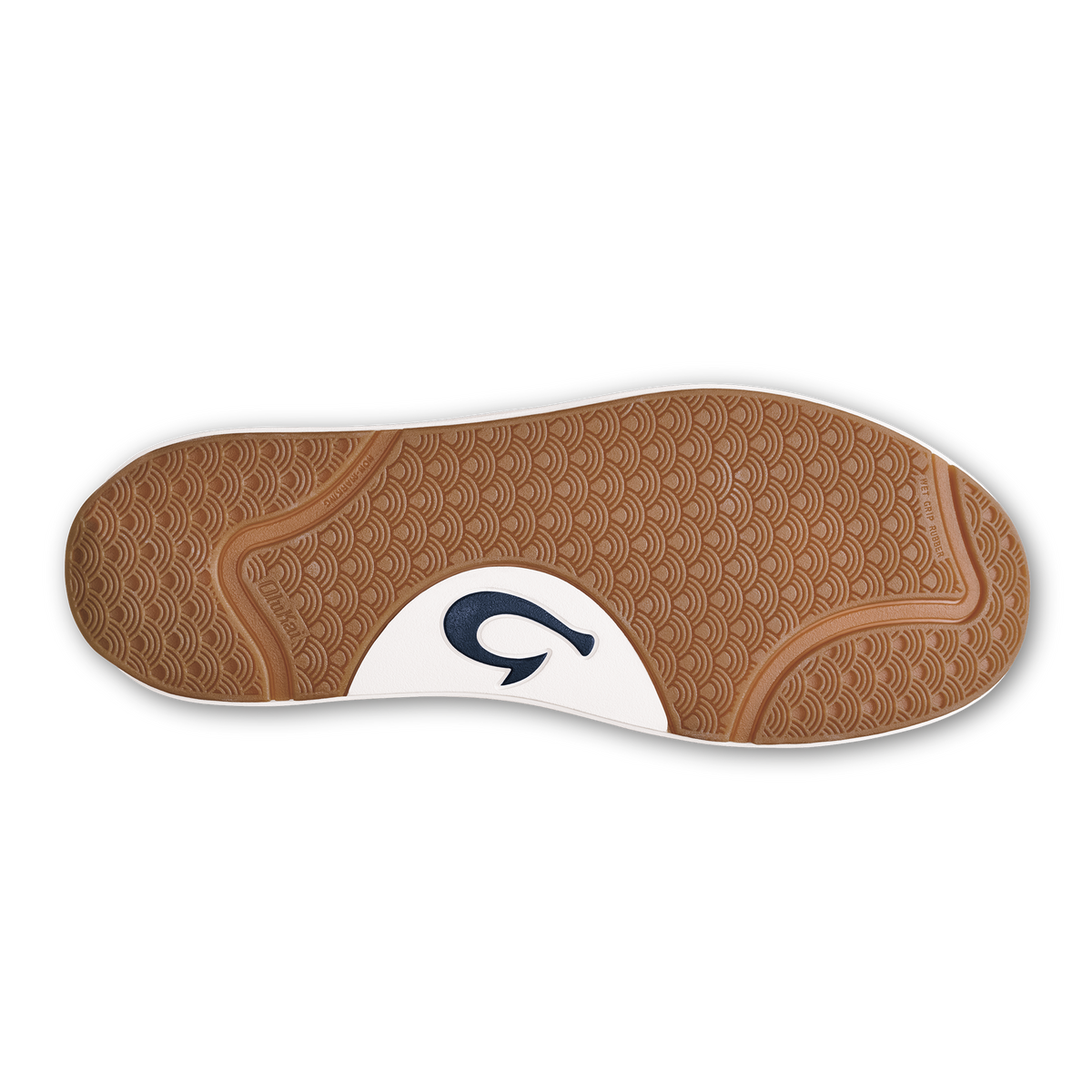 OluKai | Lae‘ahi Lī ‘Ili Men's Leather Sneakers - Trench Blue