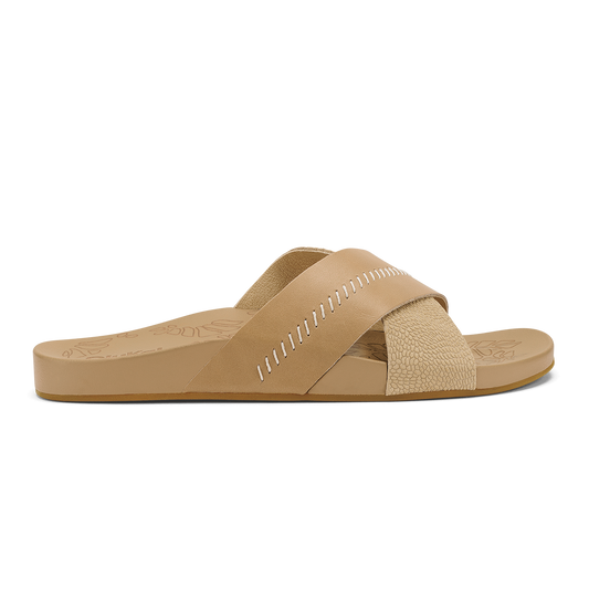 OluKai | Kipe‘a ‘Olu Women‘s Slide Sandals - Warm Sand